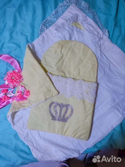 Конверт на выписку для девочки весна осень