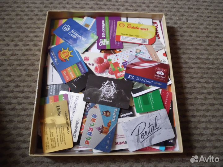 Пластиковые карточки 430 шт