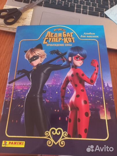 Наклейки panini леди баг Пробуждение силы