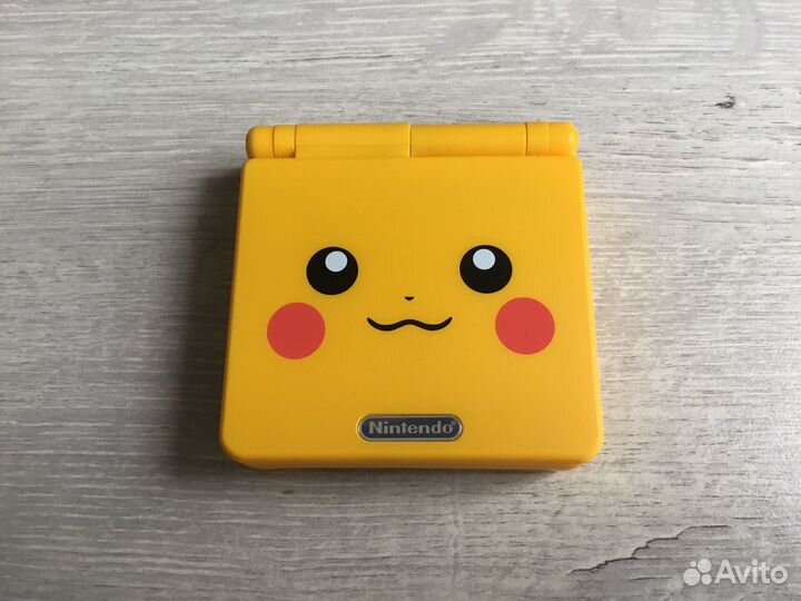 Nintendo Gameboy Advance SP с IPS type - c Pokemon