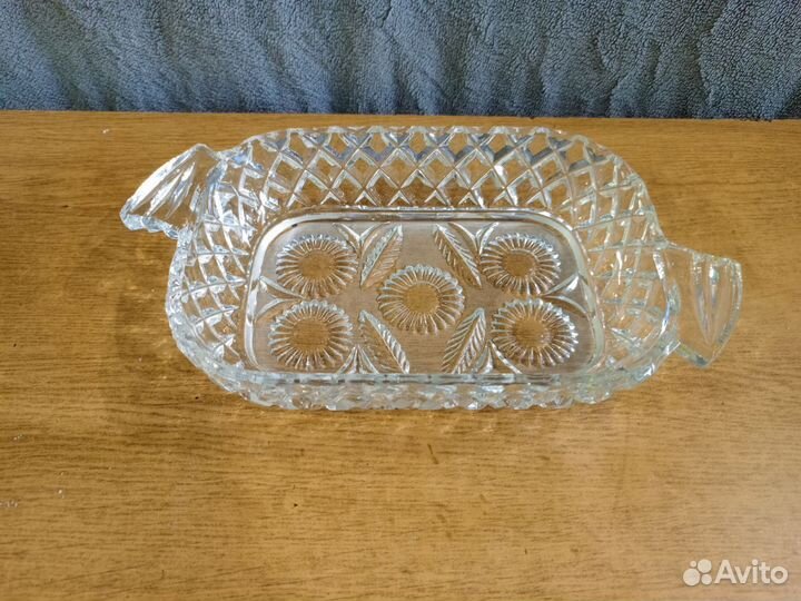 Блюдо, хрусталь. СССР
