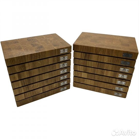 Доска разделочная дубовая -торцевая