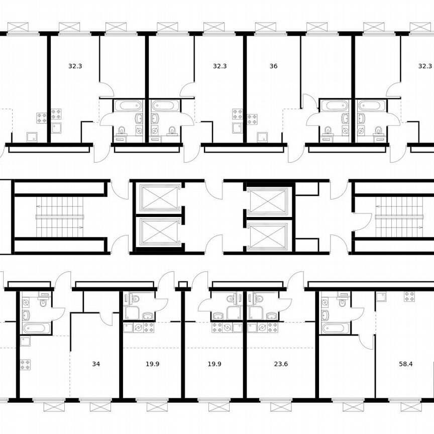 2-к. квартира, 51,7 м², 26/33 эт.