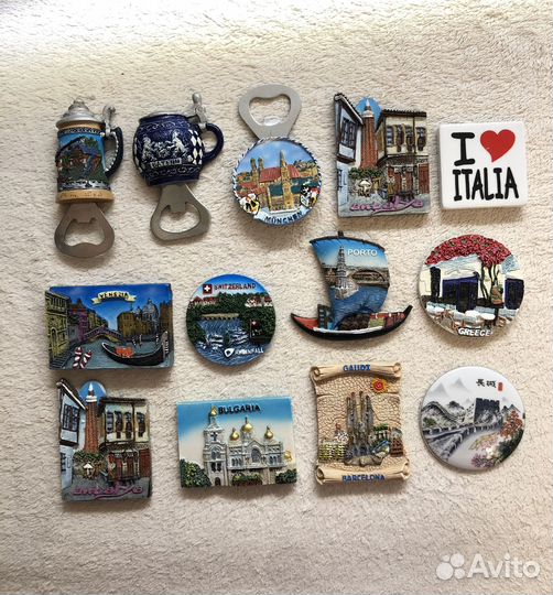 Магниты сувенирные на холодильник