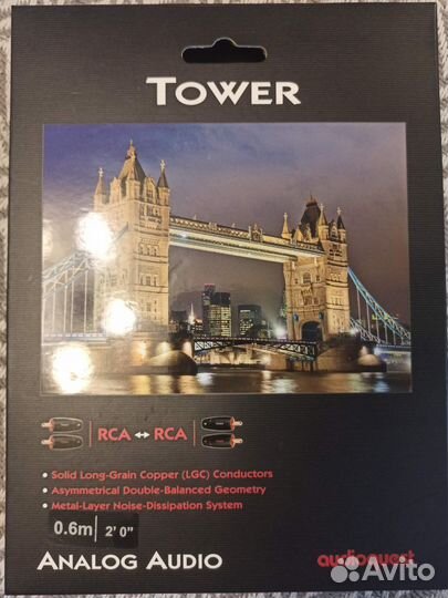 Кабель RCA Audioquest Tower