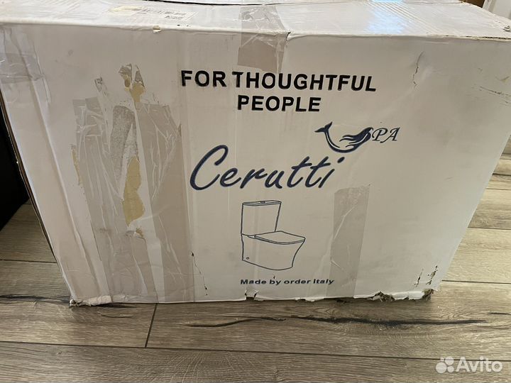 Унитаз новый cerutti spa marmolada без бачка