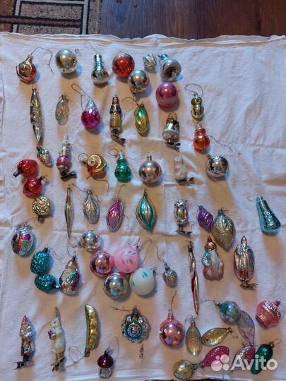 Елочные игрушки СССР