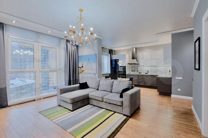 2-к. квартира, 65 м², 6/22 эт.