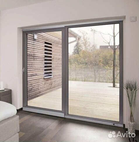 Раздвижные окна в пол (патио, порталы)