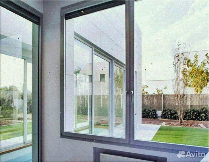 Окна алюминиевые