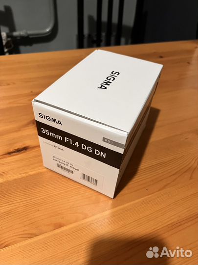 Sigma 35 mm f 1.4 DG DN Sony E