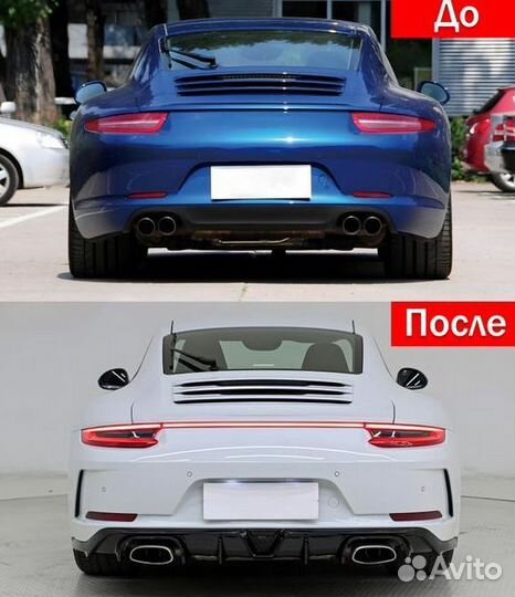 Рестайлинг Porsche 911 в GT3 streamer taillight st