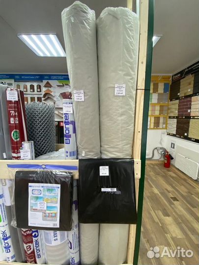 Геотекстиль, ветрозащита, пароизоляция