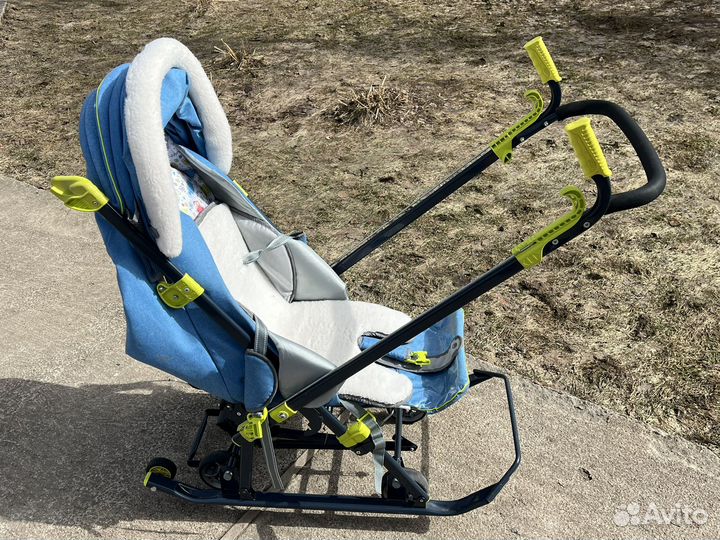 Санки коляска ника kids