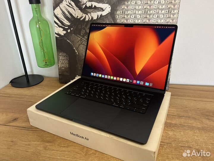 MacBook Air 15 2023 M2 как новый (6 циклов)