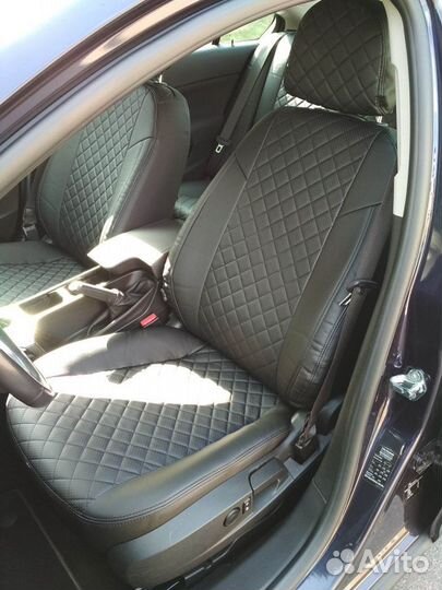 Чехлы экокожа в Ромб на Opel Insignia от Автопилот