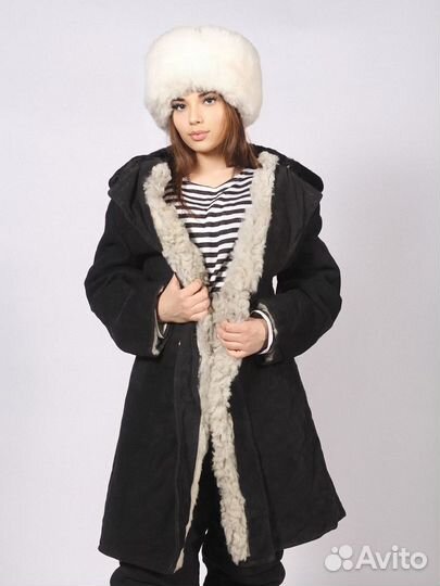 Тулуп постовой (караульный) черный советский