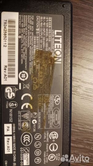 Блок питания б/у для ноутбука асус