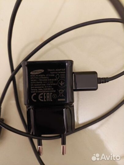 Зарядное устройство Samsung с кабелем micro usb