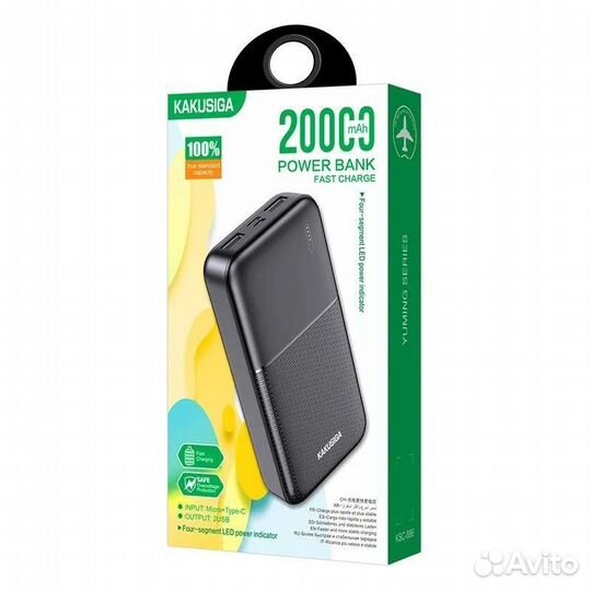 Power Bank kakusiga KCS-886 20000mAh Black