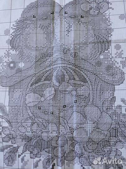 Остатки набора для вышивания крестом