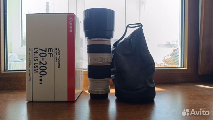 Объектив canon ef 70 200mm f 4.0 L is usm