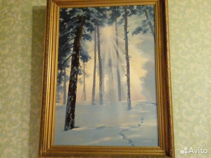 Картина маслом на холсте пейзаж