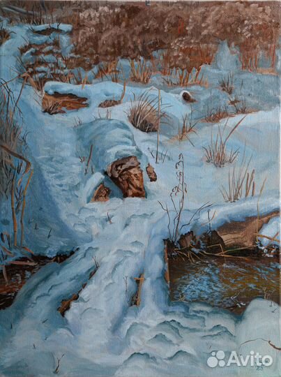 Авторская картина маслом на холсте 49х65см