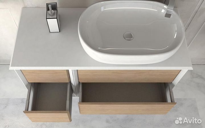 Тумба с раковиной Cezares Bellagio 106 со столешни