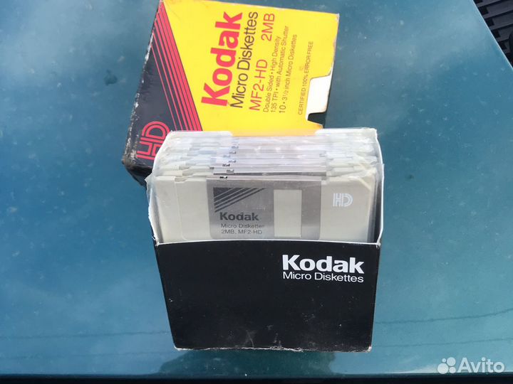 Дискеты новые 10 шт Kodak MF2-HD