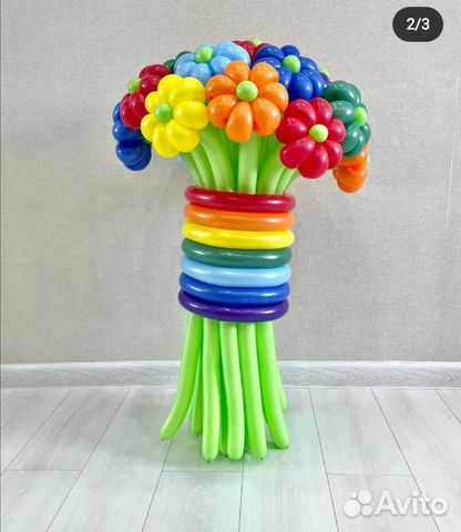 Фигуры и букеты из воздушных шаров