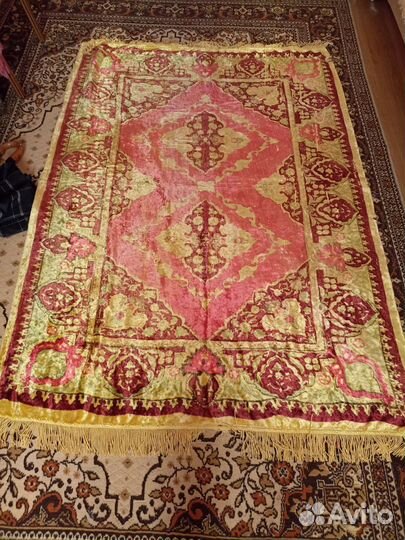 Плюшевая скатерть СССР