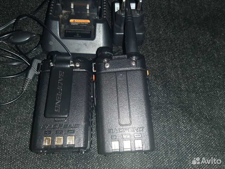 Рации baofeng uv 5r с гарнитурой