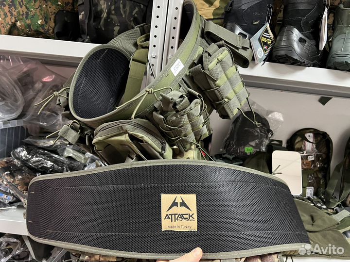 Разгрузка тактическая поясная с молле мох и олива