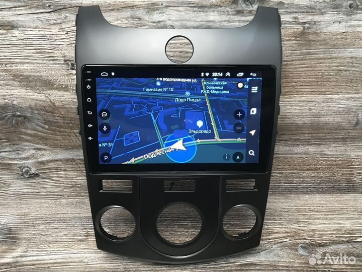 Магнитола TopWay TS7 на Kia Cerato