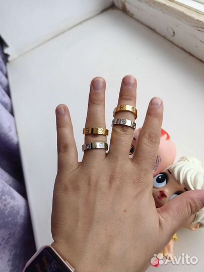 Кольцо Cartier + упаковка Cartier