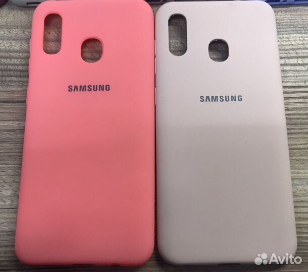 Чехлы силиконовые samsung A20/A30