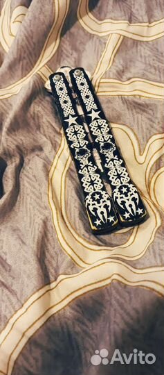 Ножик бабочка деревянная