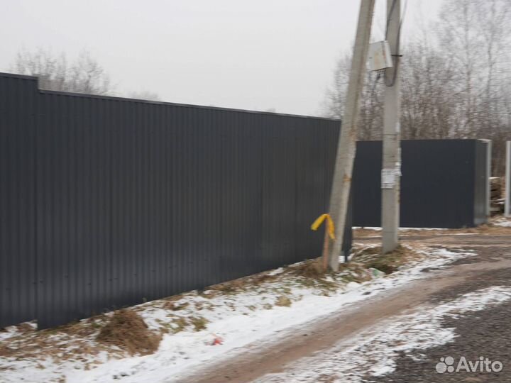 Откатные ворота монтаж доставка