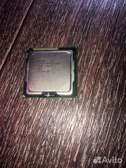 Процессор intel core i7-2600 на 3.40hz