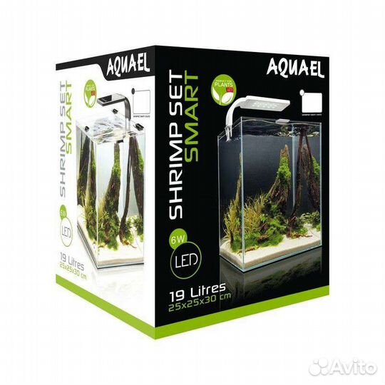 Аквариум 19 литров aquael shrimp SET smart
