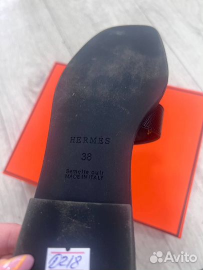 Шлепанцы Hermes Oran