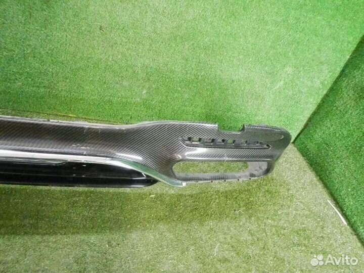 Юбка/спойлер заднего бампера Mercedes-Benz S-Class