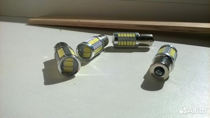 Диодные линзовые лампы в задний ход P21W