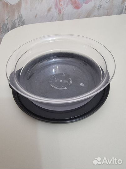 Tupperware Новая Чаша / Миска Черная Крышка 275 мл