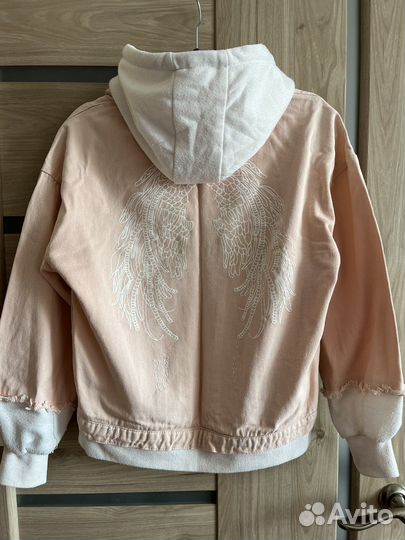 Ветровка джинсовая для девочки 152 см