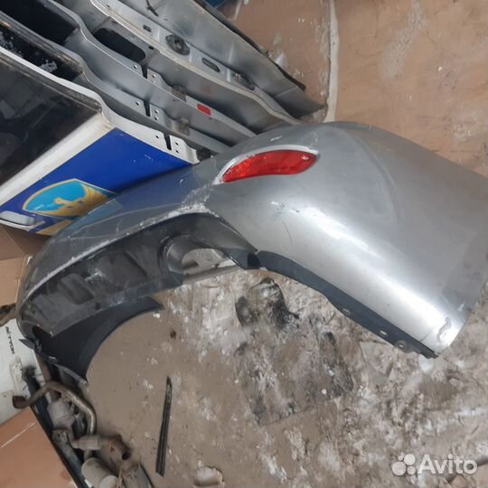 Бампер Hyundai Santa FE 2008 866502B040, задний