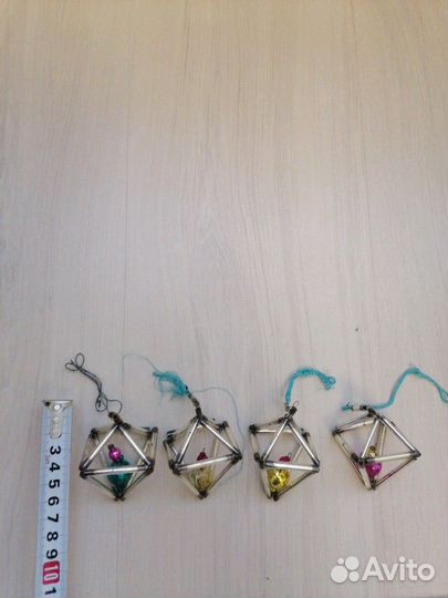 Советская ёлочная игрушка Монтажная игрушка