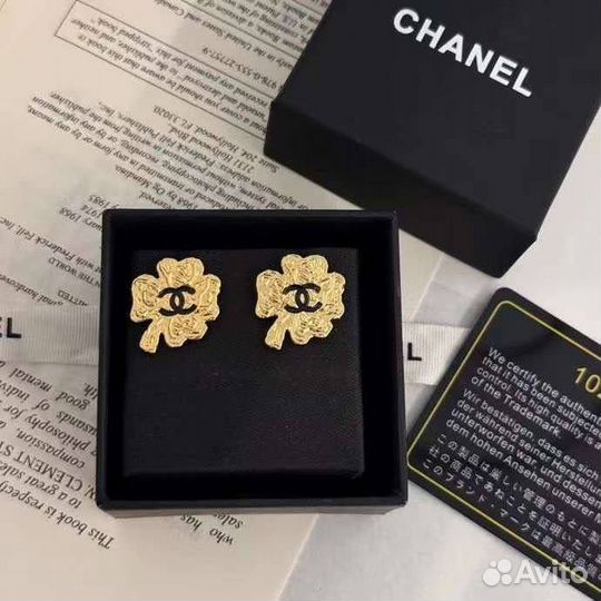 Серьги Chanel Шанель