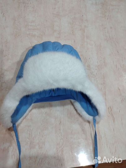 Шапка зимняя для мальчика 44 размер